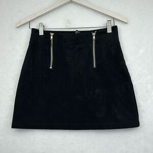 Forever 21 Women's Mini Velvet Skirt Sz Small
